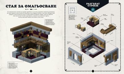 Minecraft средновековна крепост: Разгънат строеж