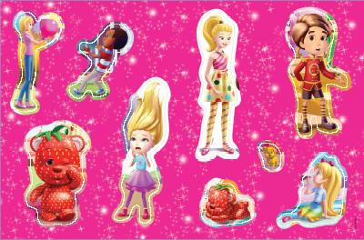 Барби Dreamtopia: Чети, оцвети, залепи!