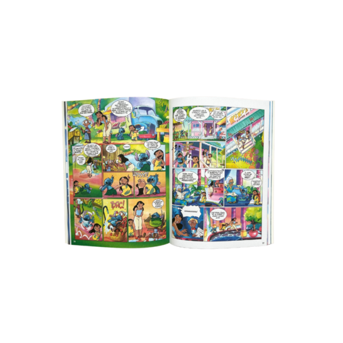 Историята в комикс: Лило и Стич