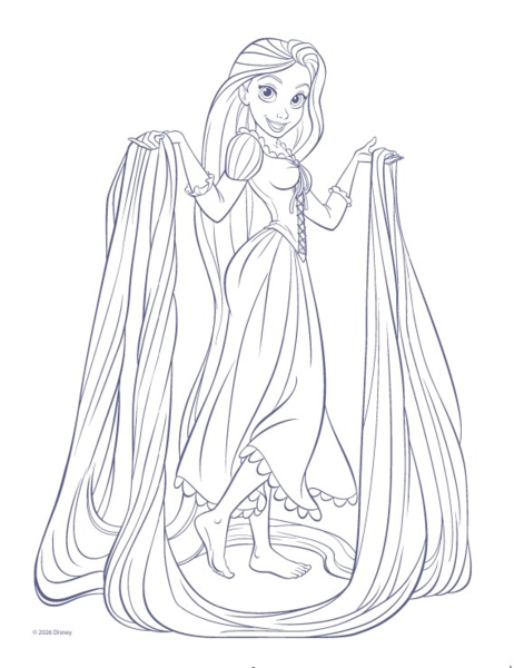 Принцеса: Магнити за оцветяване •