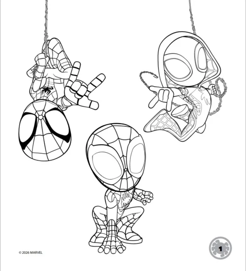 Спайди: Комплект с 5 молива