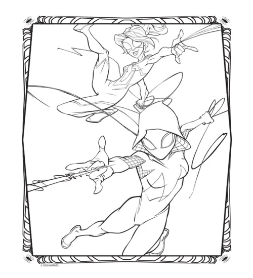 Спайдърмен: Комплект с 5 молива •