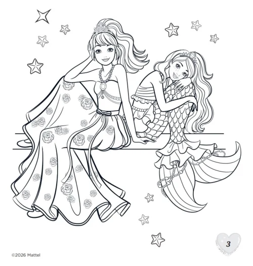 Барби: Комплект с 5 молива