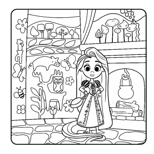 ПРИНЦЕСА, Cosy Colouring •